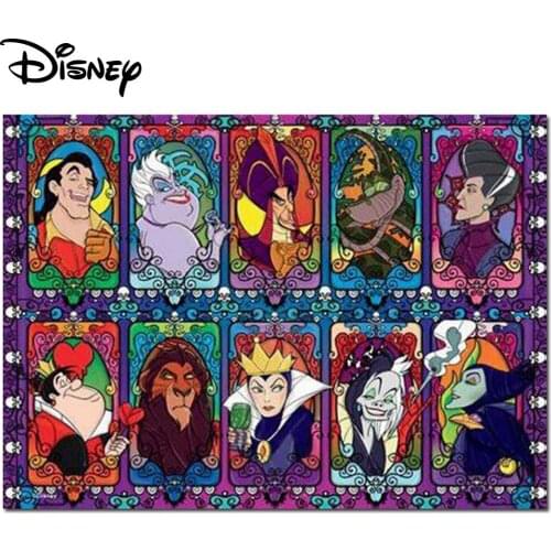 Disney 5D DIY Diamond Painting Cross Stitch Cartoon Set Full Square/round Diamond Embroidery Witch Mosaic Home Decor
