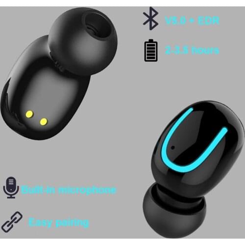 Bluetooth 5.0 Earphones TWS Wireless Blutooth Earphone Handsfree ports Earbuds Gaming Phone for smart phone vv earbuds