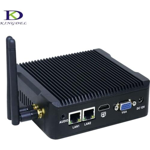 Big Promotion slim pc Celeron J1900 Quad core windows 7 nettop computer with HDMI VGA COM desktop tv box mini pc wifi for free