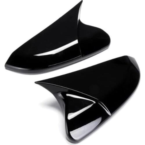 2 Pieces Bat Style Side Wing Mirror Cover For VW Golf MK5 2003-2009 High Quality Abs Plastic Car Rear Glass Heated Replacement
