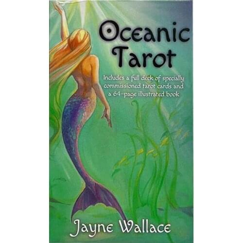 Oceanic Tarot Oracle Card Board Deck Games Divination Palying Cards For Party Game and PDF Guidance