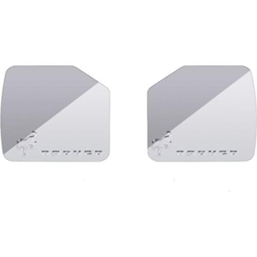 Metal Simulation Rearview Lens Mirror for Traxxas TRX4 2021 Ford Bronco 1/10 RC Cawler Car Upgrade Parts Accessories