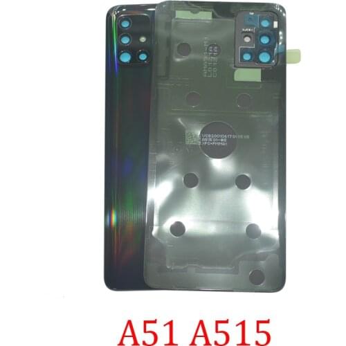 New Back Cover Case For Samsung Galaxy A51 A515F A515FN A515X Original Phone Housing Chassis Rear Panel With Camea Glass Lens