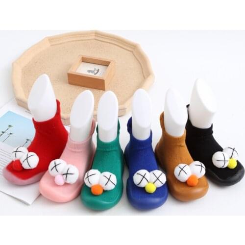 First Walkers Baby Shoes New Born Non Slip Baby Anti-slip Toddler Boy Rubber Sole Sock Baby Casual Shoes Cute Baby Girl Shoes