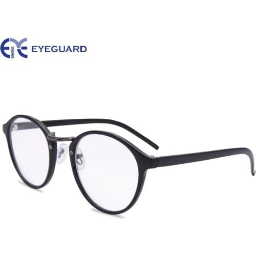 EYEGUARD retro round ultra-light and clear vison designer high-quality reading glasses