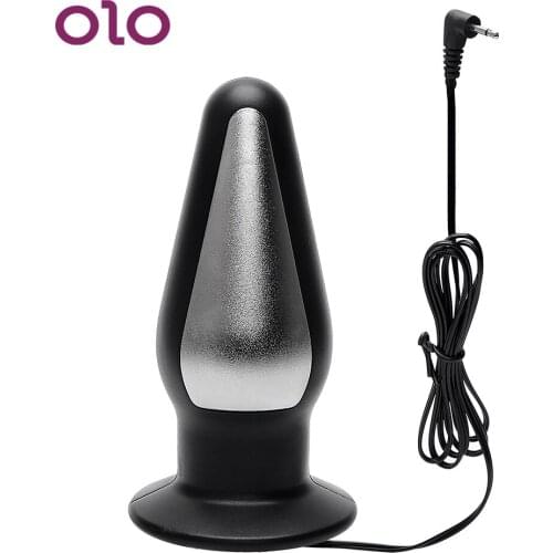 OLO Anal Vaginal Plug Medical Themed Toys Sex Toys for Men Women Electric Shock Big Butt Plug G-spot Massager