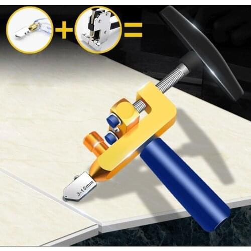 SUNSHINE Ceramic Tile Glass Cutting One-Piece Cutter Portable Multifunctional Tool 2-In-1 Multifunctional Hand Tool