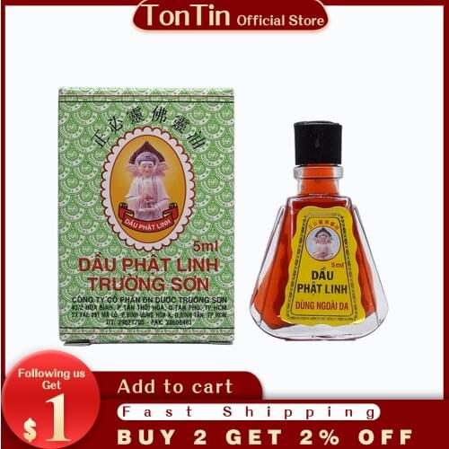 Vietnam Buddha Oil For Headache Toothache Stomachache Dizziness Back Pain Active Oil Tiger Balm dizziness