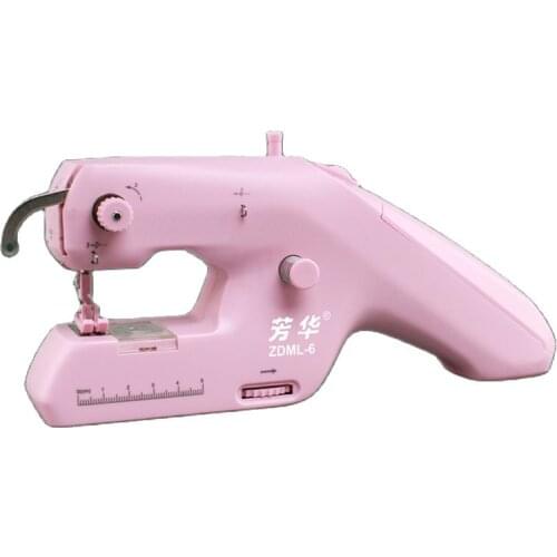 ZDML-6 Electric Sewing Machines DC Power Supply Or 4AA Battery Portable Sewing Machines Handwork Tools Needlework Accessories