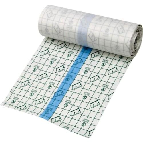 27RC 10 Yards Transparent Tattoo Aftercare Bandage Roll Waterproof Skin Protective Film Dressing Tape Wrap for Scar Therapy