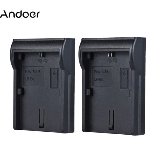 Andoer 2pcs DMW-BLF19E Battery Plate for Neweer Andoer Dual/Four Channel Battery Charger for Nikon Sony Canon