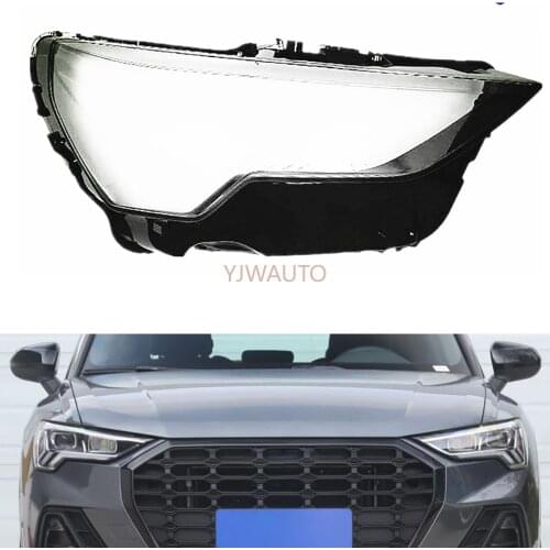 Car Headlamp Lens For Audi Q3 2019 2020 Headlight Cover Replacement Auto Shell