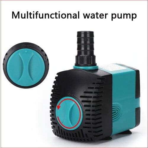 3W 10W 15W 25W Ultra-Quiet Diving Fountain Circulating Water Pump Filtration Fish Pond Aquarium Fish Tank Oxygenation 110V-240V
