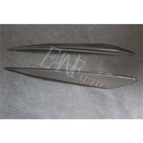 Carbon Fiber Headlight Cover Eyebrows Eyelids for Mazda 3 Mazda3 JDM 2010-2013