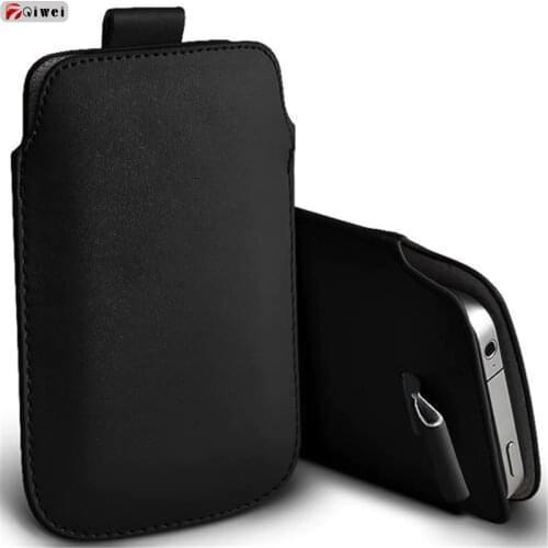 Case For Xiaomi Redmi 5A Note 4X 4A Pocket Rope Holster Pull Tab Sleeve Pouch Case Cover Leather Capas For Huawei Nova lite 2017