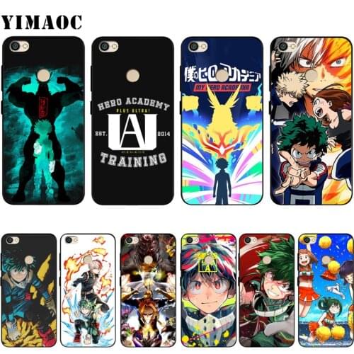 My Hero Academia Case for Xiaomi Redmi MI Note MAX 3 6a 7 6 8 9 10 GO SE A1 A2 A3 Lite 8A F1 Pro