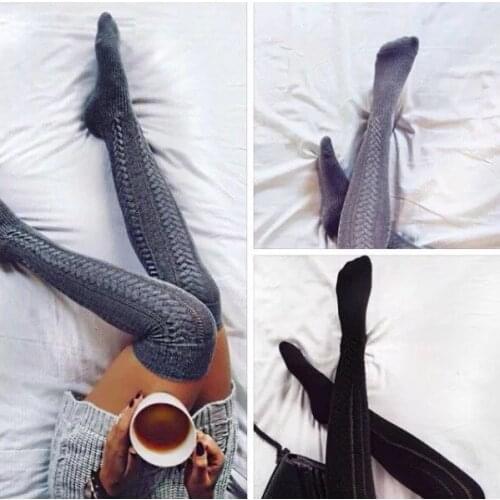 Euro-American Explosion Slender and Pure Knee Stacked Stockings, Fishbone Stockings,fashion and warm,women stockings