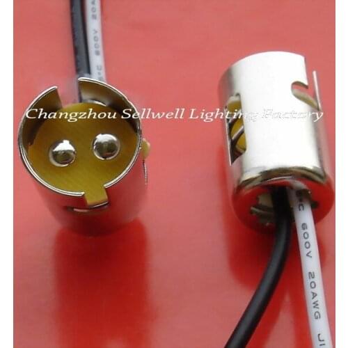 Lamp-holder Ba15d With double-lead 10cm D306 NEW 10pcs sellwell lighting