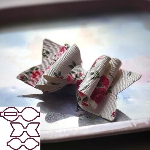 Beautiful cutting die bow template DIY scrapbook metal cutting die paper card process embossing folder template