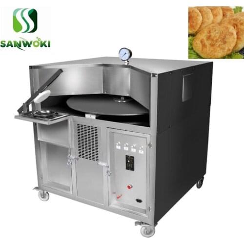 Gas heating Chinese bread pancakes baking machine Arab pita bread oven Pita bread oven chapati baking machine Arabia bread maker