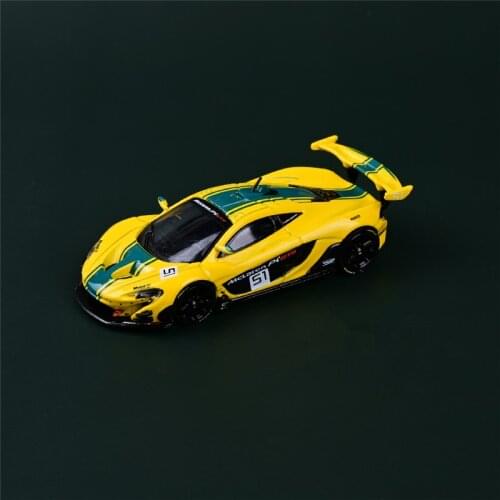 CM MODEL 1:64 Mclaren P1 GTR Yellow Green Diecast Model Car