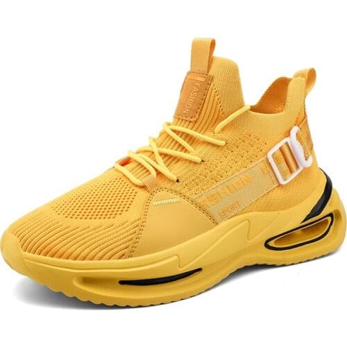 Mens Running Shoes Breathable Running Shoes LIight Mens Sports Shoes Comfortable Thick Soles Sneakers Walking Men Shoes