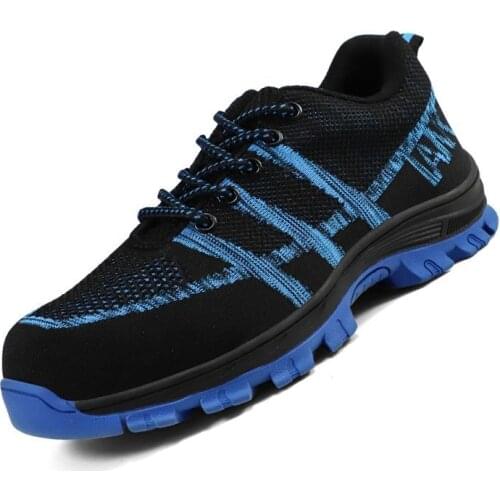 Men Autumn Steel Toe Safety Shoes , Fashion Anti-Smashing ,Breathable Comfortable