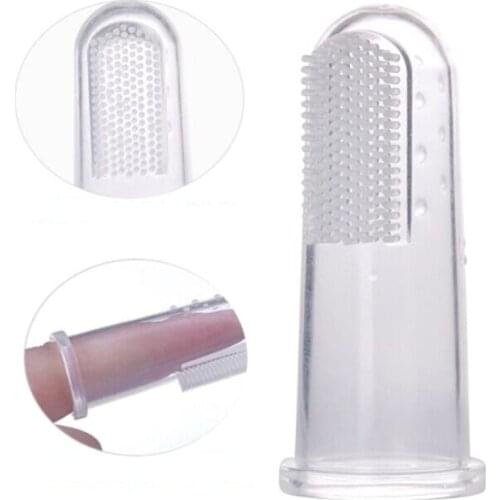 New Arrival Baby Items Children Teeth Clear Massage Soft Silicone Baby Finger Toothbrush Toddler teether