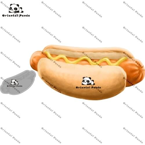 New Dies 2020 In the Garden Lily Metal Hot Dog Dies diy Dies photo album cutting dies Scrapbooking Stencil Die new 2021 Food die