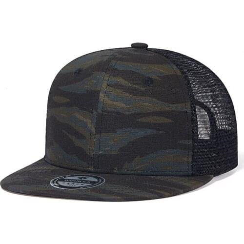 Hunting Street Camouflage snapback cotton Military hat blank flat camo baseball cap with no embroidery mens for men women Camo