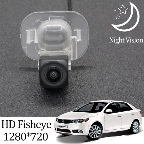 Owtosin HD 1280*720 Fisheye Rear View Camera For Kia Cerato 2 2009 2010 2011 2012 2013 Car Vehicle Reverse Parking Accessories