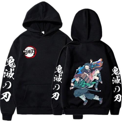 Demon Slayer Anime Women/man Pullovers Hoodies Sweatshirts Hoody Clothes Streetwear Pullover Tops