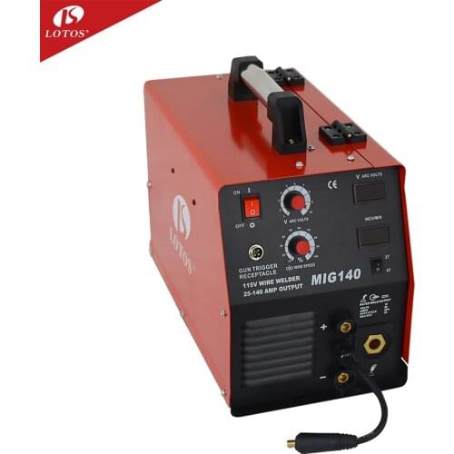 LOTOS MIG140 mig mag Welder inverter co2 aluminum inverter welding machine machine price for sale home use