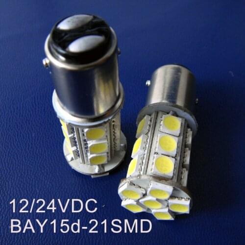 High quality 12/24VDC BAY15d BAZ15d PY21/5W P21/5W 1157 Truck,Goods Van Car Led Brake lights,Stoplights free shipping 2pcs/lot