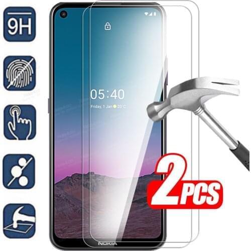 2pcs Protective Glass For Nokia 5.4 5.3 3.4 2.4 1.4 On Nokia5.4 Nokia5.3 Nokia3.4 Nokia 2.4 Nokia1.4 Screen Protector Cover Film