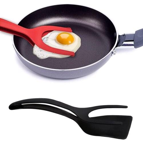 Nonstick Pan 2 In 1 Omelette Spatula Pancake French Toast Omelet Spatula Spatula Turner Bread Tongs Kitchen Cooking Tools