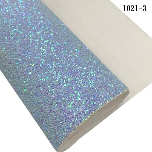 Plain Design Shiny Colorful Fine Glitter Faux Artificial Leather Fabric for Making Shoe/Bag/Purse/Hair Bow/Craft