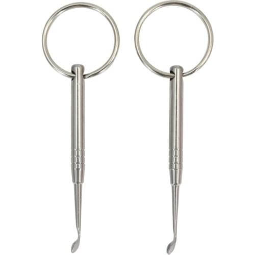 GORDON Wax Carving Tool Stainless Steel Multifunctional Titanium Nail Keychain Dabber Dab Spoon Smoking Accessoires