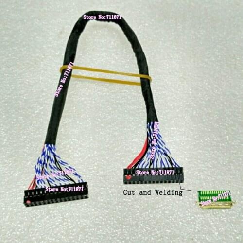 0.5 Pitch I-PEX 20453-030T 30P Homemade screen line suite DIY Lcd Screen Cable IPEX 30Pin EDP Connector Adapter LVDS Cable Line