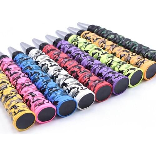 Camouflage Print Anti-slip Badminton Grip Tennis Overgrip padel Over Grip Sweat Band For Fishing Rod Winding For Racket Squash