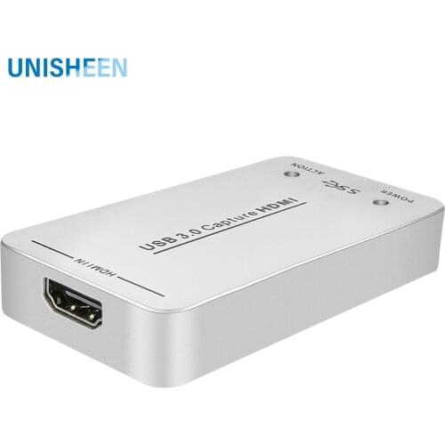 HDMI VIDEO CAPTURE USB3.0 60FPS FPGA Dongle Game Streaming Live Broadcast 1080P OBS/vMix/Wirecast/Xsplit