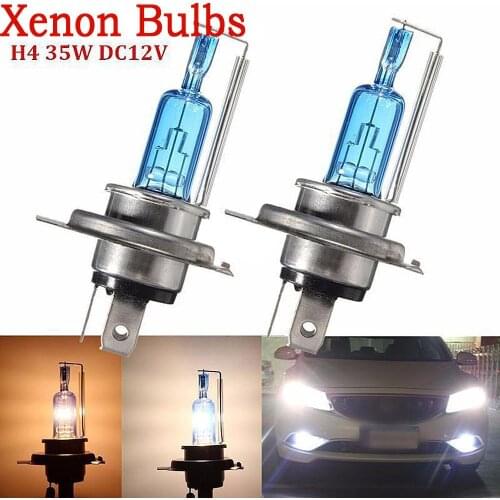 H4 35W Xenon car styling HID Headlight Halogen Light Bulb Lamp White 6000K Car Motorcycle
