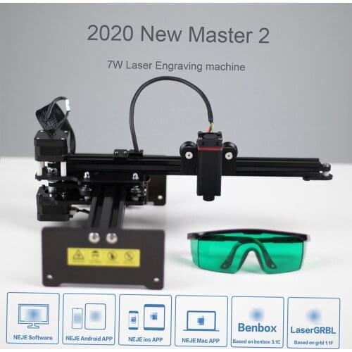 NEJE Master CNC Laser Engraver Engraving cutter Carving Machine Mini Carver DIY Laser Logo Mark Printer for Metal Wood Engraving