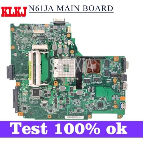 KLKJ N61JA Laptop Motherboard For ASUS N61JA N61J Original Mainboard
