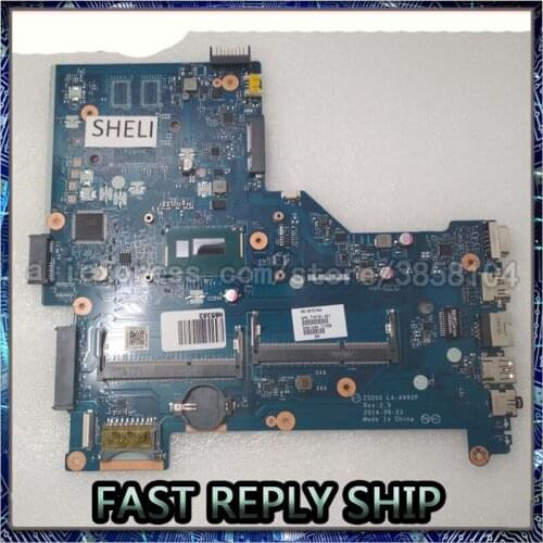 SHELI For HP 250 G3 15-R Motherboard with I3-4005U 774716-501 774716-001