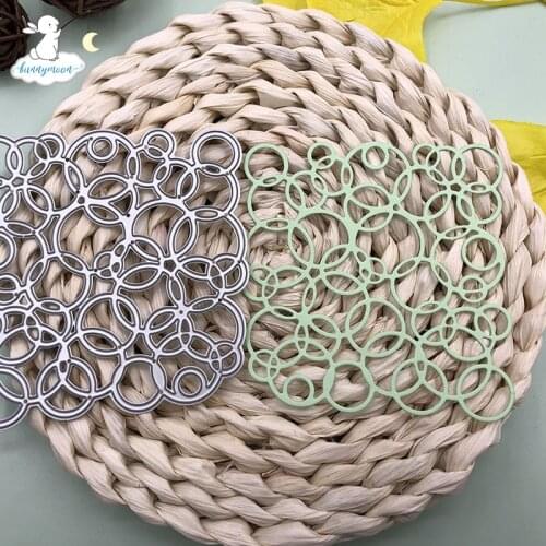 Bunnymoon Bubble Metal Cutting Dies Stencils for Scrapbooking/photo Album stamps Decorative Embossing DIY Cards