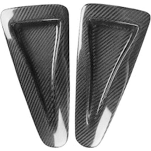 Car Front Bumper Hood Side Carbon Fiber Air Duct Vent for Nissan GTR GT-R R35 2012 2013