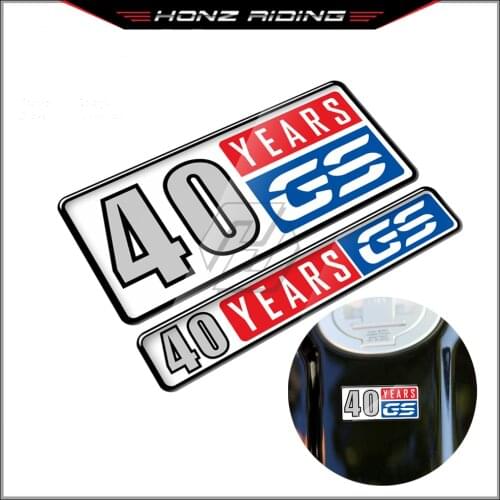 For BMW Motorrad 40 Years GS Sticker R1200GS R1250GS F850GS F800GS 3D Motorcycle Decal