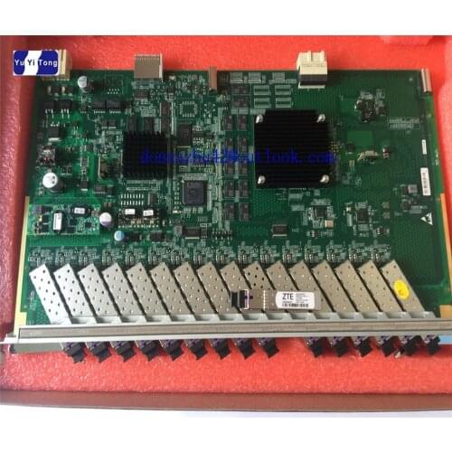 Original 16 GPON Pon Card ZTE C300 GTGH GTGHK OLT C320, with 16 SFP C+ Modules included