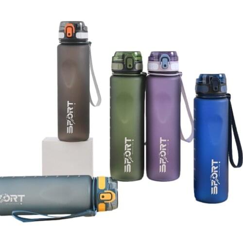 1000ml Large Capacity Water Bottles Plastic Water Bottle Durable Water Cup With Rope Strong Mug Thermos bottle